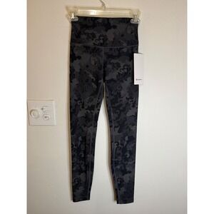 Lululemon Wunder Train High Rise Tight 28" Size 4 HLBM Floral Camo NWT